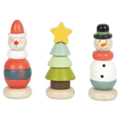 Small Foot - Kerst- en Winter Stapeltoren, 9 stuks