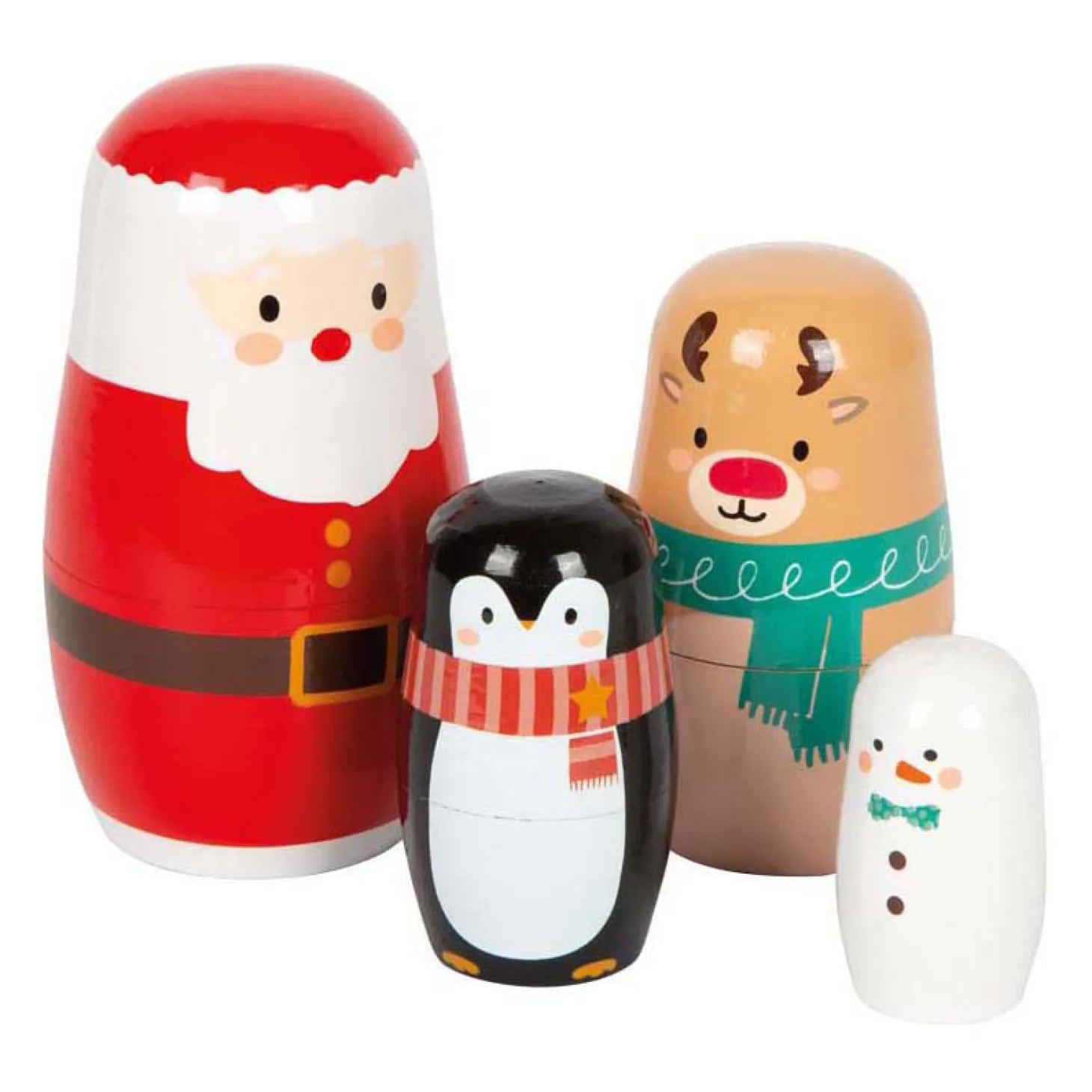 Small Foot - Kerstmis Matroesjka Poppen