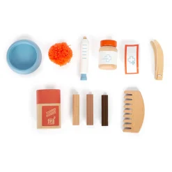 Small Foot - Knuffel Kat met Draagtas en Verzorgingsset