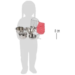 Small Foot - Metalen Kinder Kookgerei Set, 13dlg.