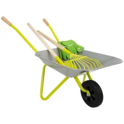 Small Foot - Metalen Kruiwagen met Tuingereedschap, 5dlg.