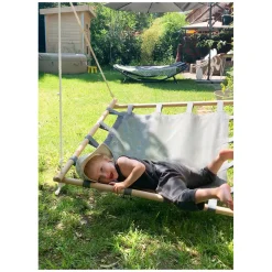 Small Foot - Nestschommel met Houten Frame, 100x100cm