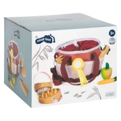 Small Foot - Paardenverzorgingsset met Tas Rood