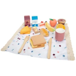 Small Foot - Picknickset met Houten Speeleten Tasty, 26dlg.