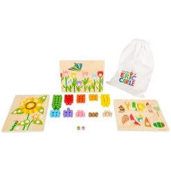 Small Foot  -  Rupsje Nooitgenoeg Houten Kleurenspel