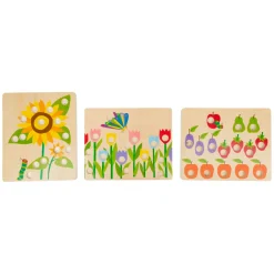 Small Foot  -  Rupsje Nooitgenoeg Houten Kleurenspel