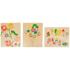 Small Foot  -  Rupsje Nooitgenoeg Houten Kleurenspel