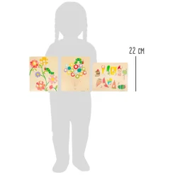 Small Foot  -  Rupsje Nooitgenoeg Houten Kleurenspel