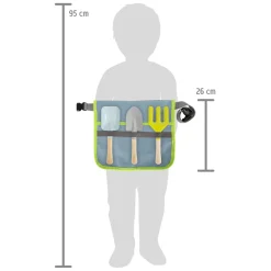Small Foot - Schoudertas met Tuingereedschap, 4dlg.