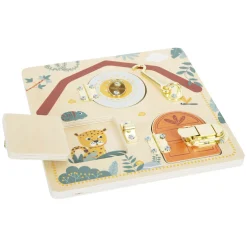 Small Foot - Sloten en Grendels Motorische Activiteitenbord Safari