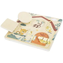 Small Foot - Sloten en Grendels Motorische Activiteitenbord Safari