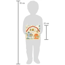 Small Foot - Sloten en Grendels Motorische Activiteitenbord Safari