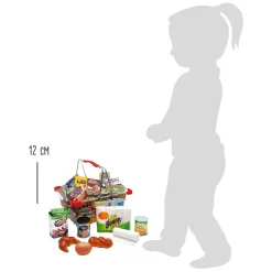 Small Foot - Speeleten in Metalen Winkelmandje, 25dlg.