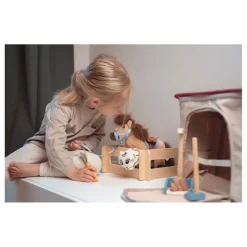 Small Foot - Speelset Paard met Stal en Accessoires in Tas