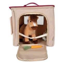 Small Foot - Speelset Paard met Stal en Accessoires in Tas