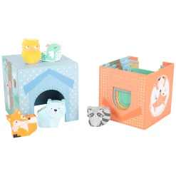 Small Foot - Stapeltoren met Bosdieren Pastel, 10dlg.