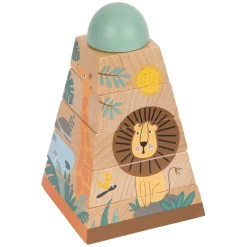 Small Foot - Stapeltoren Safari, 6dlg.
