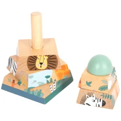 Small Foot - Stapeltoren Safari, 6dlg.