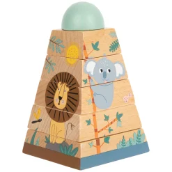 Small Foot - Stapeltoren Safari, 6dlg.
