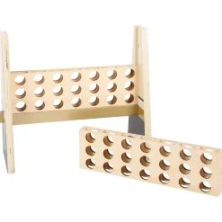 Small Foot  -  Vier op 1 lijn Hout Gouden Editie Spel