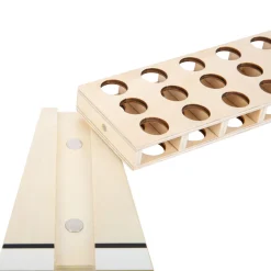 Small Foot  -  Vier op 1 lijn Hout Gouden Editie Spel