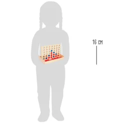 Small Foot - Vier op een Lijn Reisspel Hout