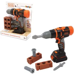 Smoby Black & Decker Boor met Schroevendraaierset, 7dlg.