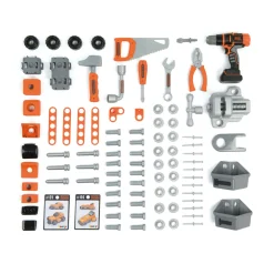 Smoby Black & Decker Bricolo Speelgoedwerkbank, 92dlg.