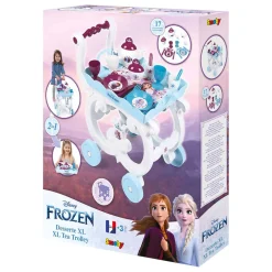 Smoby Frozen XL Theeset met Trolley, 17dlg.