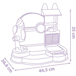Smoby Gabby's Poppenhuis Ijs Fabriek, 20dlg.