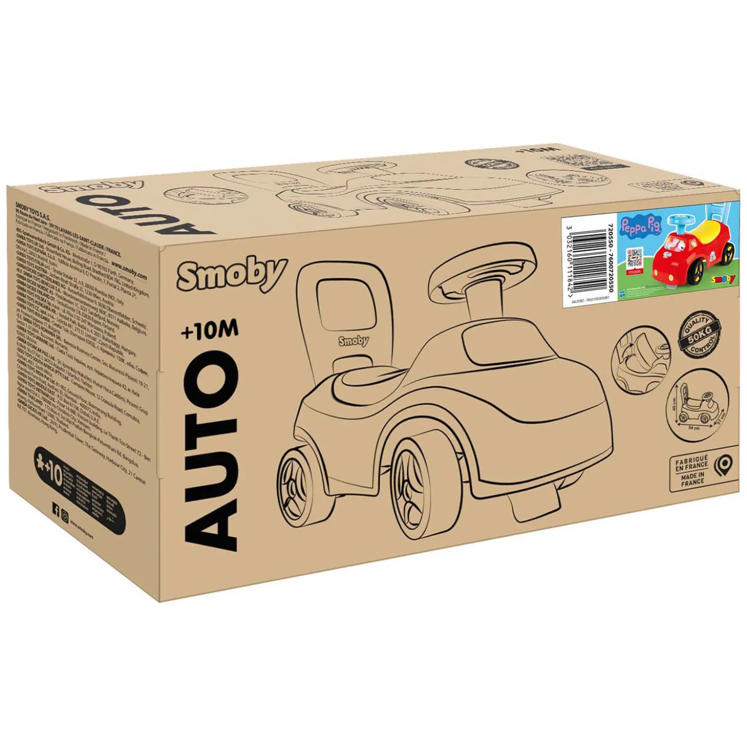 Smoby Loopauto Peppa Pig