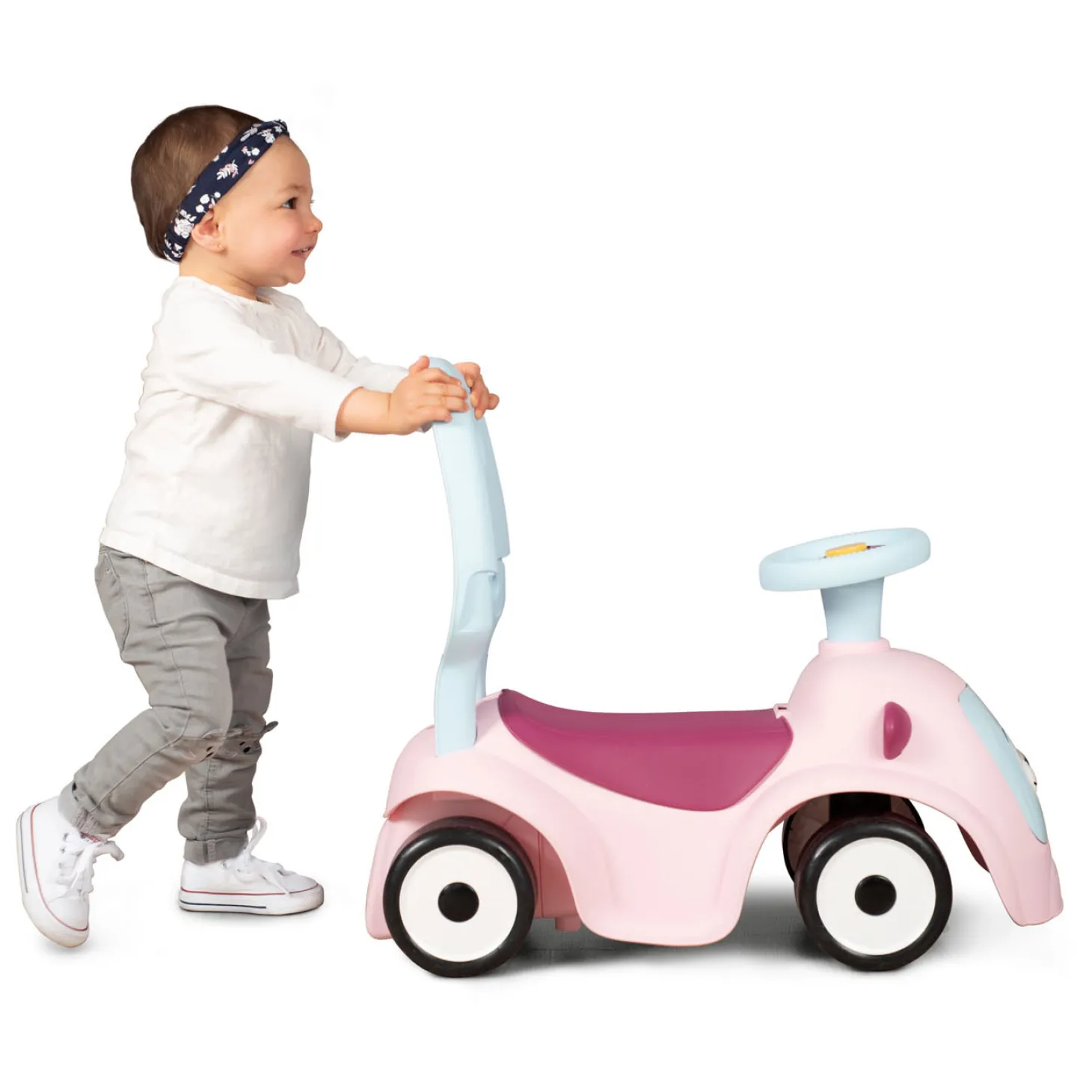 Smoby Maestro Ride On Loopauto Roze