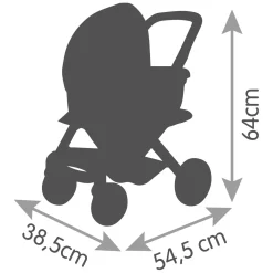 Smoby Maxi-Cosi Poppenwagen Sage, 3in1