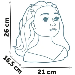 Smoby Mijn Beauty Kappop Blond met Accessoires, 19dlg.