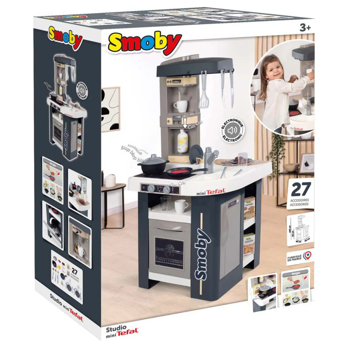 Smoby Tefal Studio Speelkeuken, 27dlg.