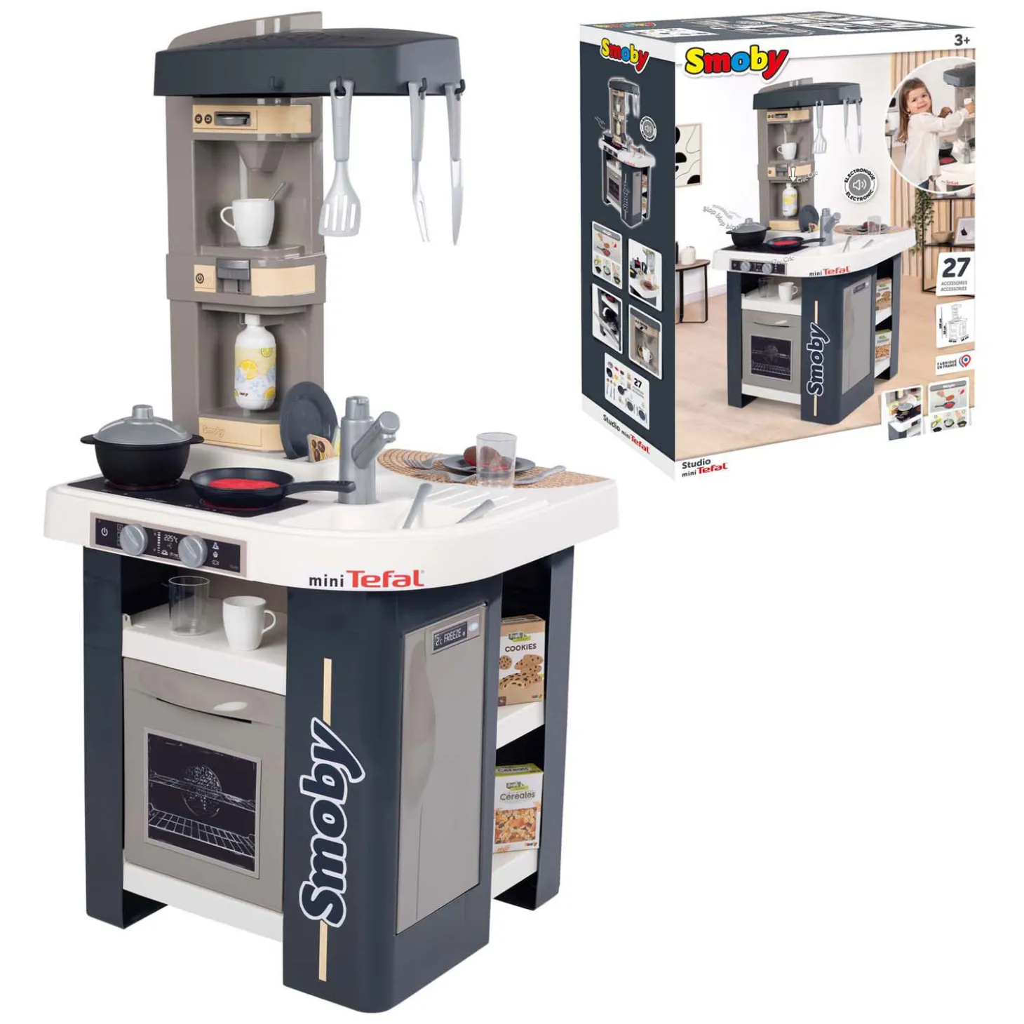 Smoby Tefal Studio Speelkeuken, 27dlg.