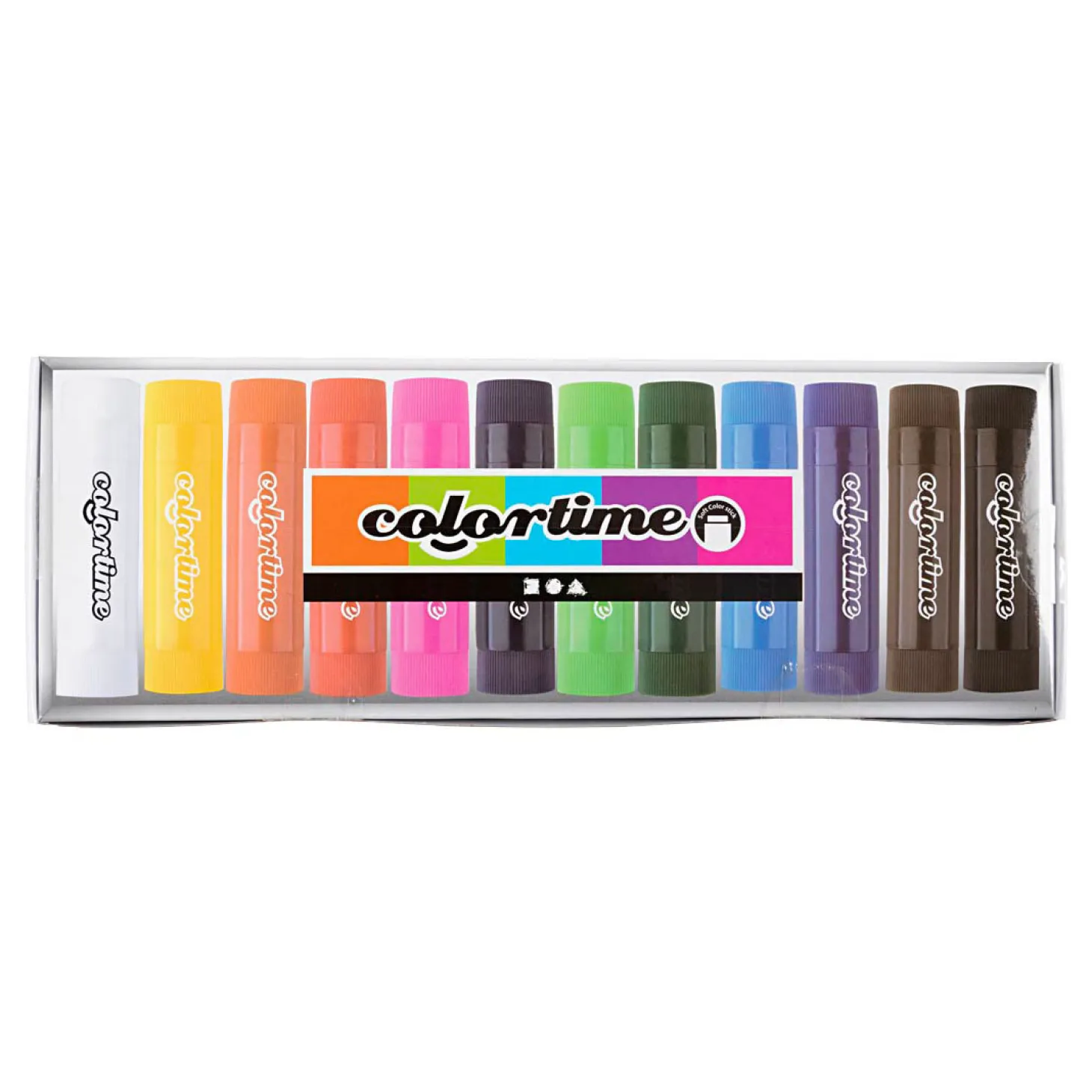 Soft Color Stick Krijt Kleur, 12st.