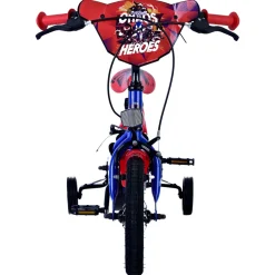 Sonic Prime Fiets - 12 inch - Blauw Rood - Twee handremmen