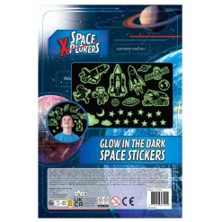 Space Xplorers Glow in the Dark Stickers - 21st.