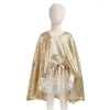 Sparkle Cape met Pailletten Goud, 4-6 jaar
