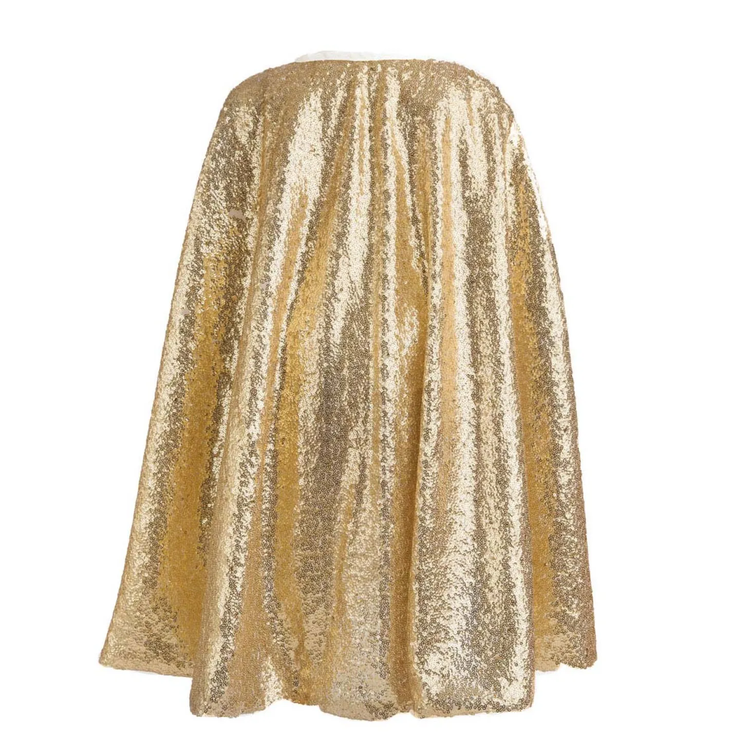 Sparkle Cape met Pailletten Goud, 4-6 jaar