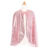 Sparkle Cape met Pailletten Roze, 4-6 jaar