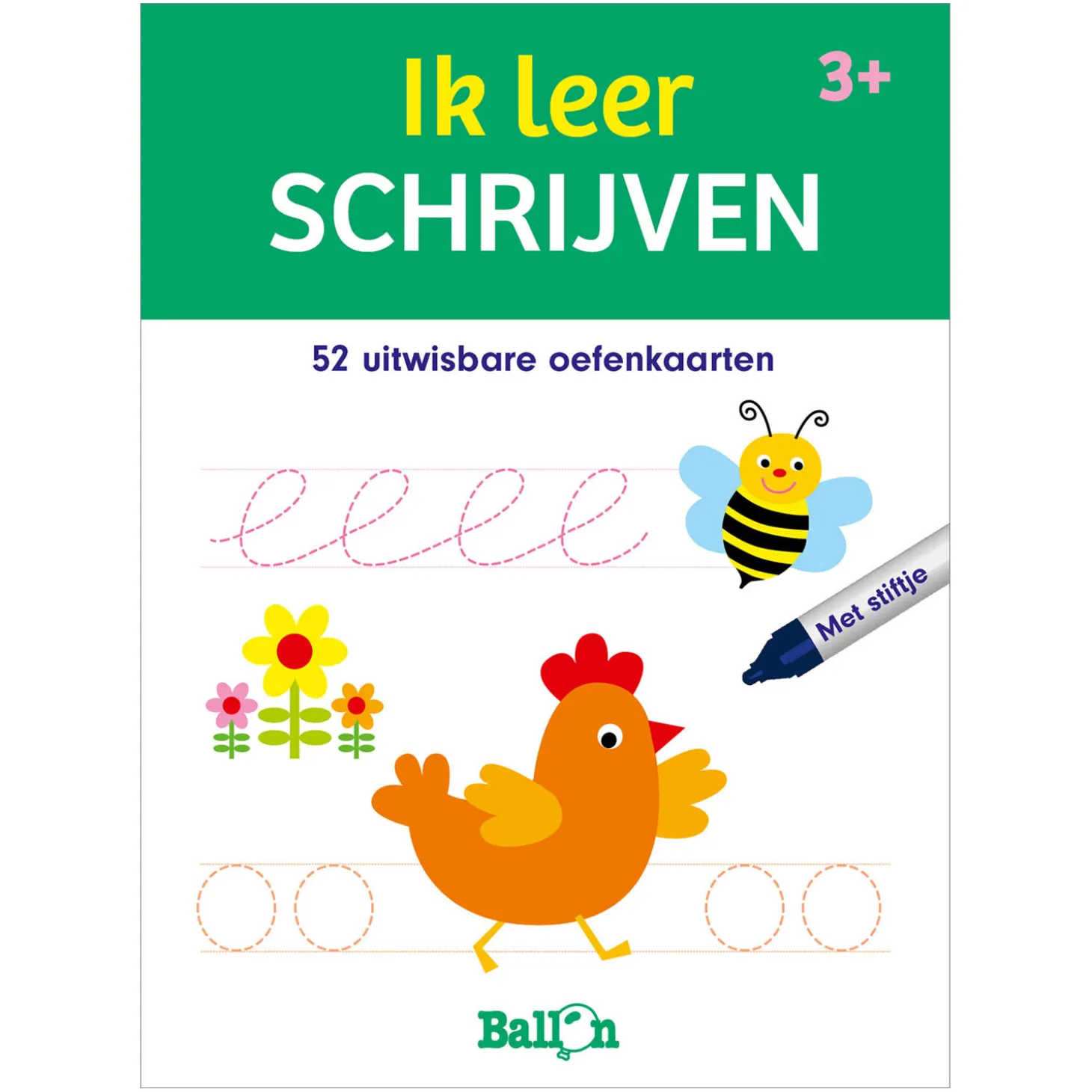 Speel- en leerkaarten - Ik leer schrijven 3+