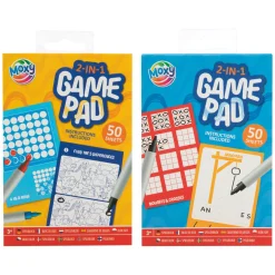 Spellenblok 2in1 A6, 50 Vellen