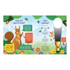 Speuren In het Bos Zoekboek met Kartonnen Zaklamp