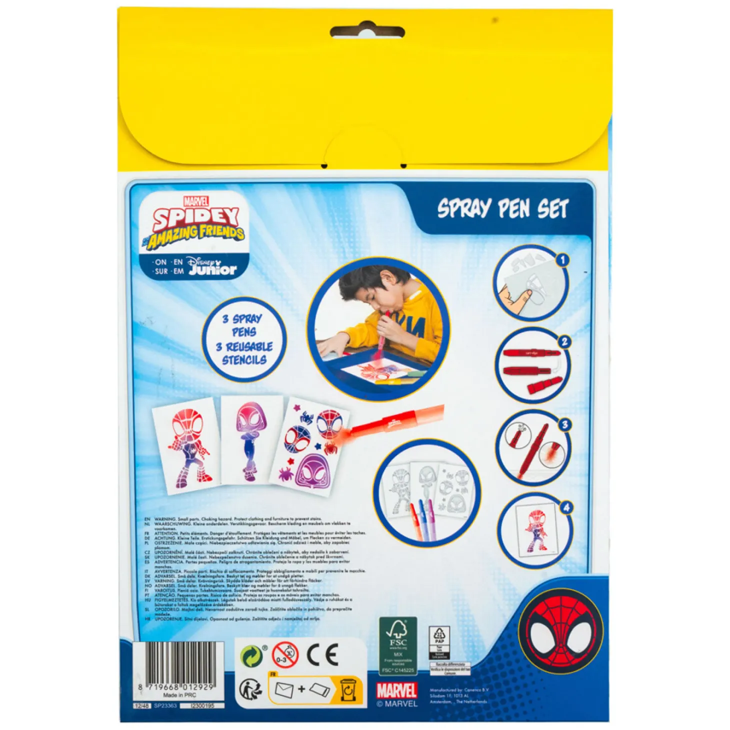 Spidey Blaaspennen Set