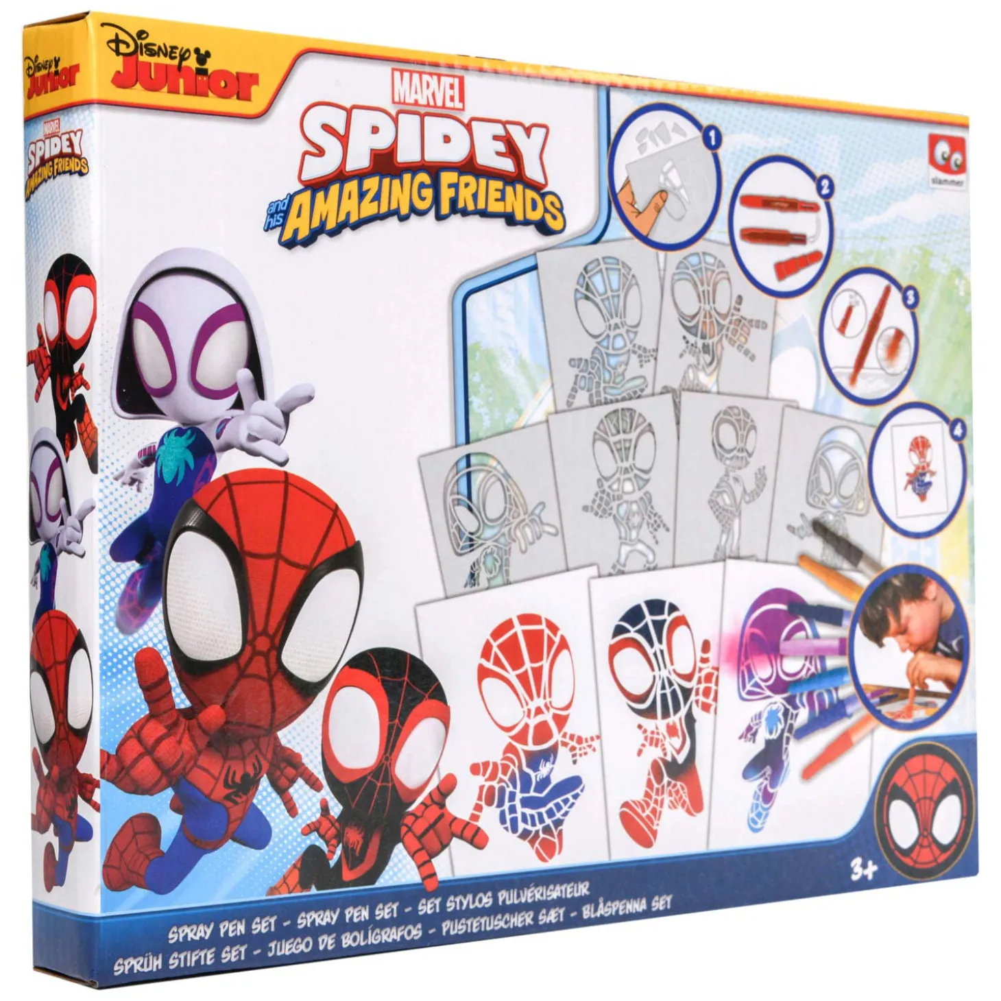 Spidey Blaaspennen Set