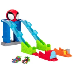 Spidey Mega Jump Hoofdkwartier Racebaan