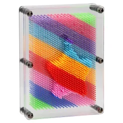 Spijkerkunst Regenboog Groot