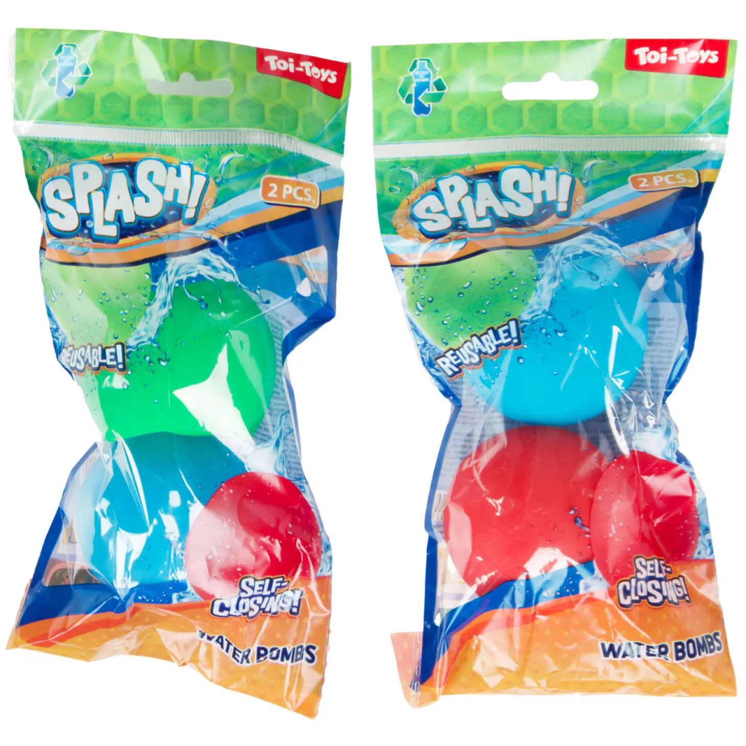 Splash Waterballon Herbruikbaar Zelfsluitend, 2st.